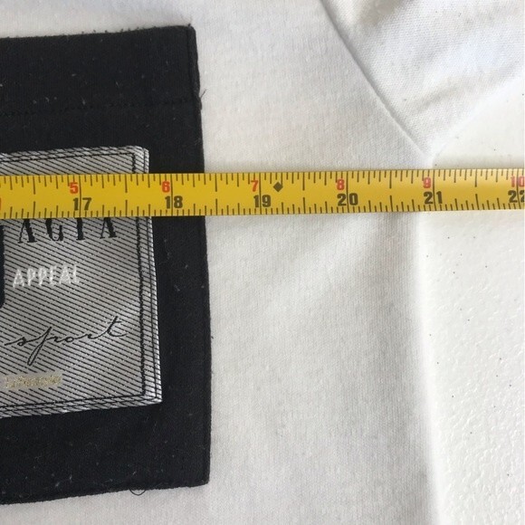 Vintage Hang Ten Long Sleeve Polo Style Black White Pullover Surf Skate Small - Picture 5 of 11